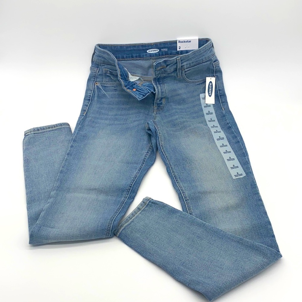 Old Navy Rockstar Super Skinny Light-Wash Jeans